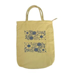 Fun canvas Bag Tote bag Reusable soft grocery bag, Birthday, Christmas, novelty woman, couple, best friend, adult, teen, Cute canvas bag for women, Fun cute gift (Lemon yellow(Embroidered bee))