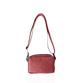 Crossbody Bags for Teen Girls Small Size Pure Color Minimalist Cross Body Purse with Nylon Adjustable Strap for Hiking and Day Trips Wine Red