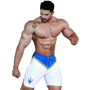 FIED IFBB 15inch Mensphysique Board-Shorts Posing Trunks Competition (Royal_Blue) (28)