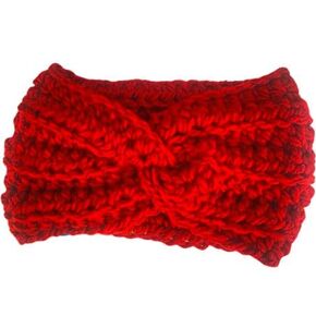 Crochet Headband Ear Warmer (RED)