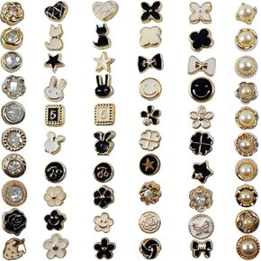 GXXMEI 120PCS Women Shirt Brooch Pins Mini Cover Up Enamel Safety Lapel Pins Buttons Sweater Shawl Clips for Coat Dress Clothes Decoration