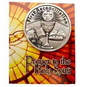 First Reconciliation Pocket Coin, Prayer Pocket Token, First Communion Reconciliation Gift, Forgiveness, Catholic Devotion