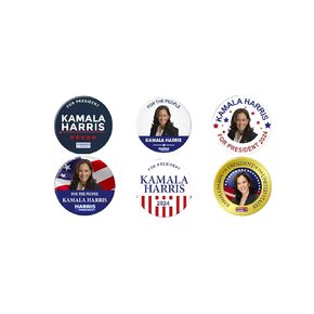 Kamala Harris 2024 for President buttons - Collector's Set of 6 buttons (2.25 inches)