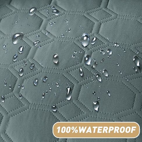 ZNSAYOTX Ultimate Cozy Blankets (30"x70") 100% Waterproof Sofa Mat Blanket for Dog Pets, Bed Couch Protector with Non-Slip Back Washable Durable, Pee Scratch Proof Easy to Clean (Dark Grey) in Saudi Arabia