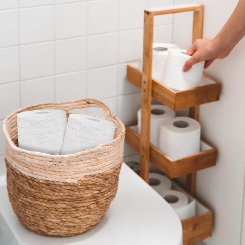Amazon Basics 2-Ply Toilet Paper 6 Rolls = 24 Regular Rolls, 350 Sheets, (1 Pack of 6), Unscented in Saudi Arabia