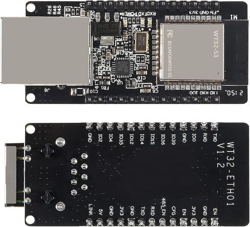 WT32-ETH01 ESP32 Module Ethernet WiFi Bluetooth Development Board WT32-ETH01 Embedded Serial Port to Ethernet Converter Serial to WiFi&Bluetooth MCU Module Pack of 1 in Saudi Arabia