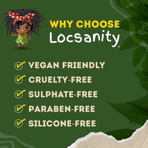 Locsanity Daily Moisturizing Refreshing Spray - Rose Water and Peppermint Hair Scalp Moisturizer for Locs and Dreadlocks (12oz) in Saudi Arabia
