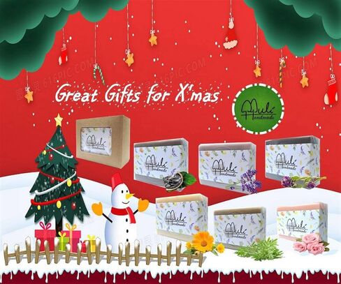 Natural Handemade Bar Soap for Men and Women with Essential oils, Scented Bar Soaps for Bath, Fragrance Regular Use Gift Set (Pack of 3) Calendula in Kuwait