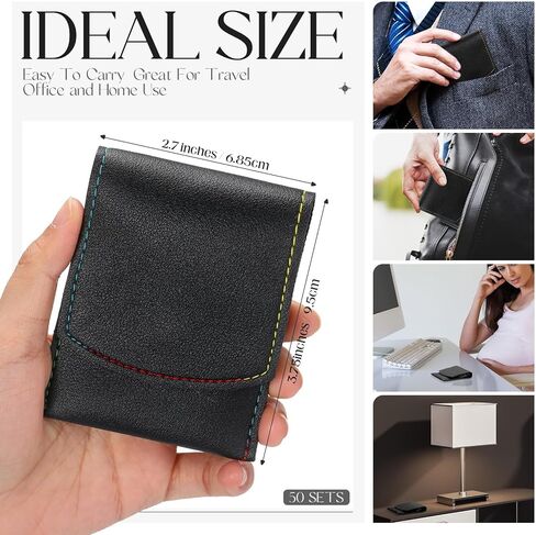 Geosar 50 Set Travel Manicure Kit Nail Clippers Pedicure Professional Nail Care Tools Stainless Steel Grooming Nail Set with Portable Travel Case Gifts for Family(Black) in Kuwait