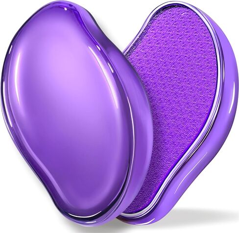GABOX Nano Glass Pro Foot File - Callus Remover for Feet - Heel Foot Scrubber Dead Skin Exfoliator - Pedicure SPA Tool for Women & Men - Removedor de Callos en Los Pies - Crystal Purple in Kuwait
