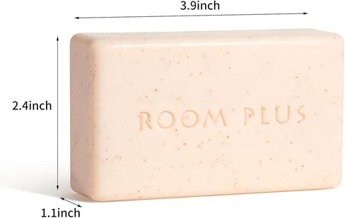 Fragrance Bar Soap, Big Brick of Bath Soap Bars(3 bars each 7oz)，Large soap Moisturizing clean, ROOMPLUS-Jasmine Scent, Walnut powder exfoliates,Natural Soap,Body Bar Soap,Gift Soap Set in Saudi Arabia