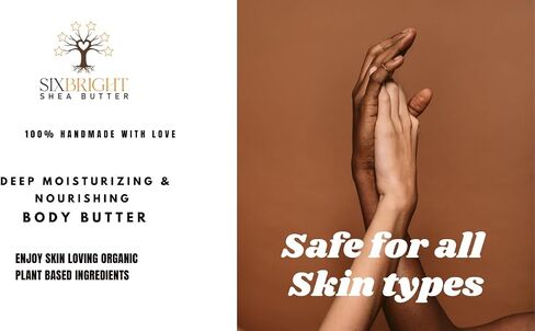 Sixbright Whipped Body Butter Cream-Deep Nourishing, Vegan, Hydrating-For All Skin Types-Women Organic Ingredients-Zero Artificial Fragrance-For Stretch Marks Dry Skin (8oz., LAVENDER) in Saudi Arabia