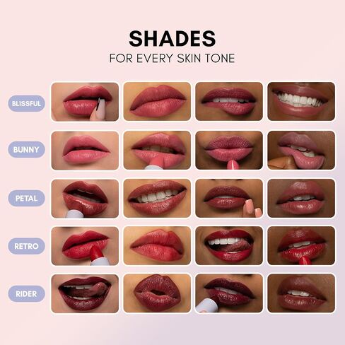 Clover Comfy Matte Lipstick | Non Drying Lipstick, Moisturizing And Lightweight, High Pigmented Lipstick | Cruelty-Free & Vegan Lip Makeup | Shade - Bunny in Saudi Arabia
