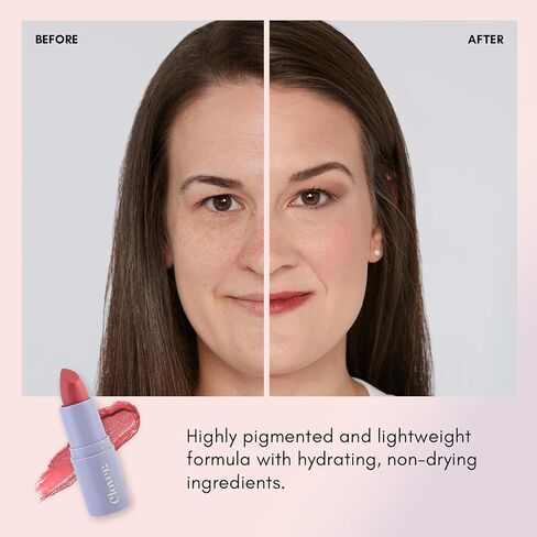Clover Comfy Matte Lipstick | Non Drying Lipstick, Moisturizing And Lightweight, High Pigmented Lipstick | Cruelty-Free & Vegan Lip Makeup | Shade - Bunny in Saudi Arabia