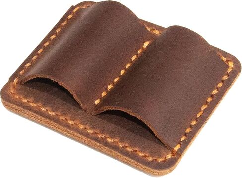 Handmade Leather Pen Holder Clip Notebook Pen Loop Stylish, Leather Pen Holderfor Books, notebook pen pencil holder clip and Practical Pen Organizer (Brown) in Saudi Arabia