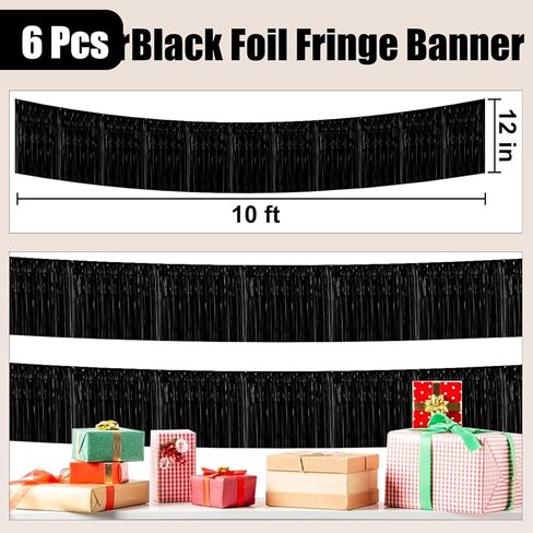 6 حزمه 10 قدم الذهب احباط هامش إكليل معدني بهرج اللافتات راية الجدار شنقا الستار خلفيه لعوامات العرض ، عيد الميلاد ، عيد الشكر ، عيد الهالوين ، زخرفه حفله السنه الجديدة in Kuwait