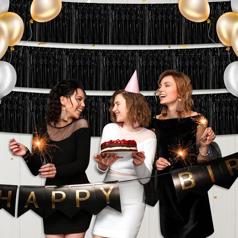 6 حزمه 10 قدم الذهب احباط هامش إكليل معدني بهرج اللافتات راية الجدار شنقا الستار خلفيه لعوامات العرض ، عيد الميلاد ، عيد الشكر ، عيد الهالوين ، زخرفه حفله السنه الجديدة in Kuwait