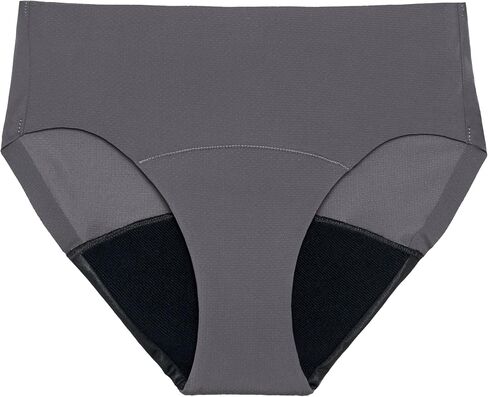 Thinx Period Underwear, Breathable Hip Huggers, Holds Up to 12 Regular Tampons, FSA HSA Approved Period Panties, All-Day Absorbency Menstrual Underwear for Women Leakproof & Reusable, Brush/1 Pack/XS in Saudi Arabia
