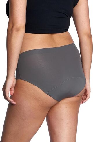 Thinx Period Underwear, Breathable Hip Huggers, Holds Up to 12 Regular Tampons, FSA HSA Approved Period Panties, All-Day Absorbency Menstrual Underwear for Women Leakproof & Reusable, Brush/1 Pack/XS in Saudi Arabia
