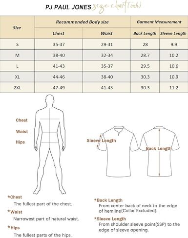 PJ PAUL JONES Men's T-Shirts Crewneck Short Sleeve Tee Textured Knit Pullover Tops in Saudi Arabia
