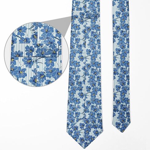 Floral Ties for Men, Mens Ties Flower Men'S Neckties 3.15" 8cm for Business Wedding Party in Saudi Arabia
