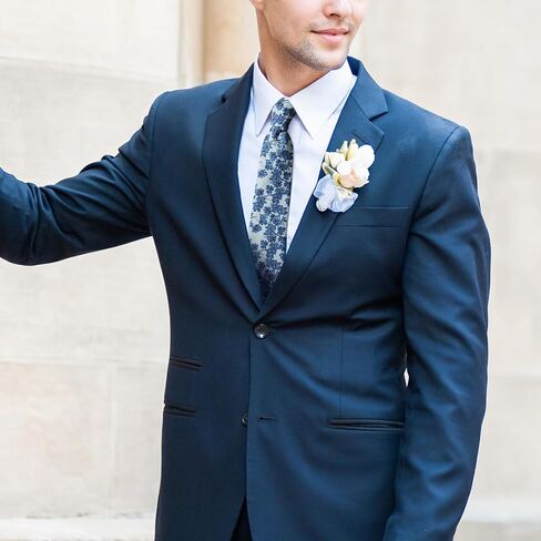 Floral Ties for Men, Mens Ties Flower Men'S Neckties 3.15" 8cm for Business Wedding Party in Saudi Arabia