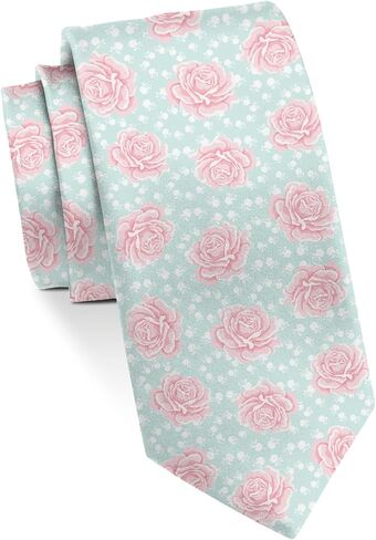 Floral Ties for Men, Mens Ties Flower Men'S Neckties 3.15" 8cm for Business Wedding Party in Saudi Arabia