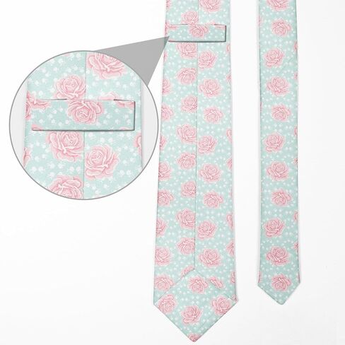 Floral Ties for Men, Mens Ties Flower Men'S Neckties 3.15" 8cm for Business Wedding Party in Saudi Arabia