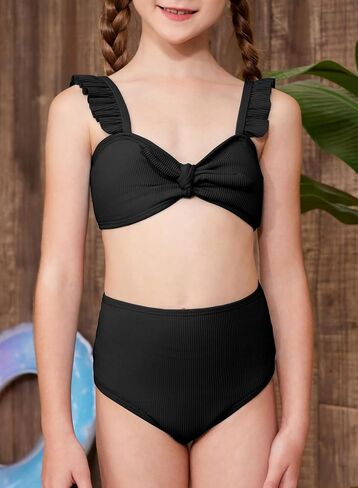 blibean Tween Girls Swimsuit Two Piece Bikini Sets with Chest Pad Size 6-15 Years in Saudi Arabia