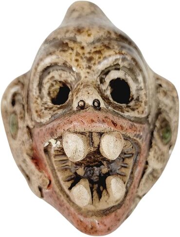 Very Loud Monkey Death Whistle, Replica Of Items Found In Aztec Temple. (Black) in Saudi Arabia