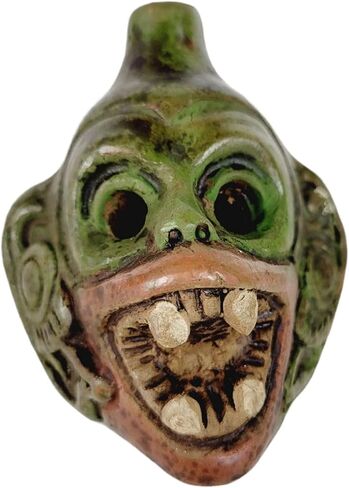 Very Loud Monkey Death Whistle, Replica Of Items Found In Aztec Temple. (Black) in Saudi Arabia