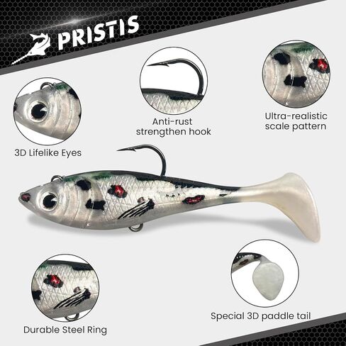 3 pcs Sinking Vibe Crank Bait, Lipless Crankbait with Treble Hooks, Hard Baits Set for Freshwater & Saltwater, Minnow Vibration Swimbait Fishing Lures for Bass Trout Walleye Catfish Pike in Kuwait