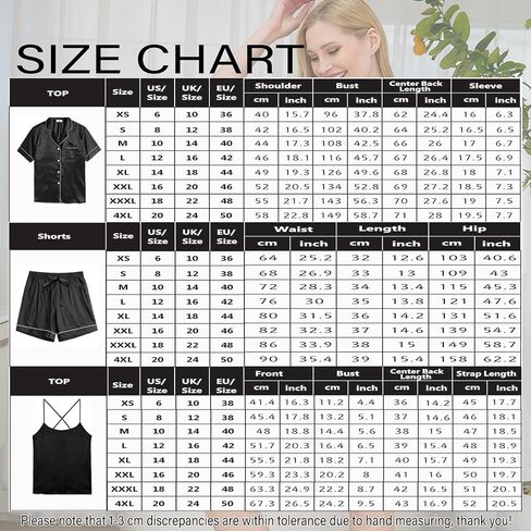 3Pcs Silk Pajamas Set for Women XS-4XL Satin Pajama Lingerie Pjs Cami Tops Silky Pj Sets Sleepwear Nightwear in Saudi Arabia