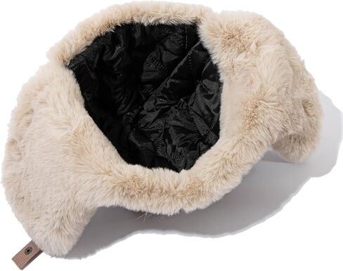CLAPE Trapper Hat Windproof Warm Faux Fur Russian Winter Hats for Men Women, Outdoor Hunting Ski Hat with Adjustable Strap in Kuwait