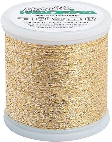 Tacony Corporation Madeira Metallic Thread 200 Meters-Gold in Kuwait