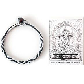 Sacred Tibetan Temple Handmade Protection Bracelet String with 9 Buddha Eyes and a Talisman, Friendship Bracelets for Women Man, Vajra Knot mens bracelet, Perfect gifts for women men. (7.5 inch)