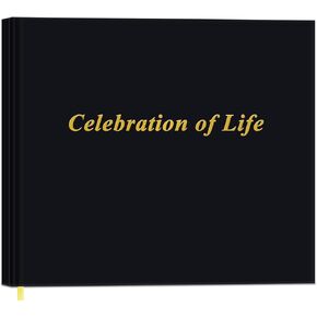 كتاب ضيوف جنازة Heveboik - كتاب ضيوف بغلاف مقوى لخدمات الذكرى والجنازة، كتاب تسجيل دخول الضيوف ومخطط سجل الزوار، 440 إدخال ضيف مع الاسم والعنوان، كتاب ذاكرة لضيف الجنازة in Kuwait