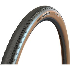 Maxxis Receptor Tire - 650 x 47 Tubeless Folding Black/Dark Tan Dual Exo