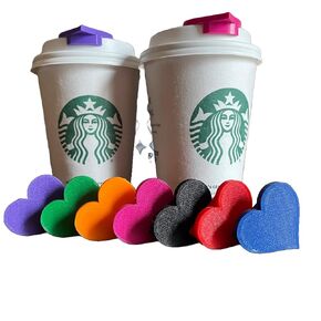 Coffee Stoppers 18 Pack, Used for Starbucks Hot and Cold Disposable cups