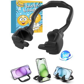 Stocking Stuffers for Teens Boys Adults Gifts: Lazy Cell Phone Stand Holder for Desk Gag Gift for Teenage Girls Kids Dad Him Women Men Who Have Everything, Funny Cool Christmas White Elephant Idea in Kuwait