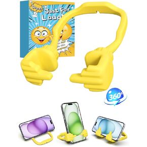 Stocking Stuffers for Teens Boys Adults Gifts: Lazy Cell Phone Stand Holder for Desk Gag Gift for Teenage Girls Kids Dad Him Women Men Who Have Everything, Funny Cool Christmas White Elephant Idea