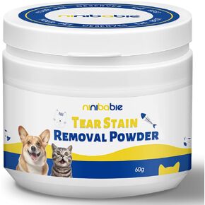 Tear Stain Remover Powder for Dogs and Cats,Eye Stain Cleaner,Natural Formula,Remove Tear Stains,Safe & Gentle Eye Care for Pets (pet Tear Stain Removal)