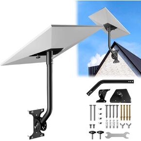 Starlink Gen 3 Mount - Adjustable Starlink Mounting kit Compatible with Starlink Mount gen 3 Starlink Standard Wall Mount and Starlink Gen 3 Pipe Adapter for Holding V3 Starlink Standard Dish