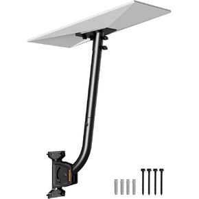 Perlegear Starlink Gen 3 Mount, Adjustable Metal Starlink Mount Compatible with V3 Starlink Dish, Starlink Mounting Kit with 23 inch Pole and Pipe Adapter, PGSDM02