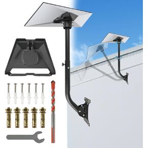 Adjustable Gen 3 Mount for Starlink V3 Mount Kit Adjustable All-Metal Material 26inch Starlink Gen 3 Pipe Adapter Wall/Roof Mount for Starlink Gen 3 Mounting Kit Include