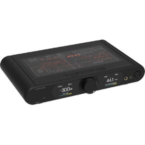 مضخم سماعة الرأس Topping DX9 DAC NFCA - AK4499EQ Flagship DAC، التحكم في مستوى الصوت الهجين، 6 قنوات منفصلة NFCA عالية الأداء (فضي، الذكرى السنوية الخامسة عشرة) in Kuwait