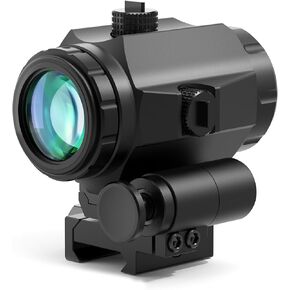 Feyachi M41 3X Red Dot Magnifier with Right Side Flip Mount for Absolute Co-Witness Red Dot Sight
