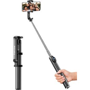 67‘’ Selfie Stick Tripod, Phone Tripod with Wireless Remote Control, Portable Selfie Stick Tripod for Photograph, Live Streaming, Video Recording, Compatible with All Cell Phones