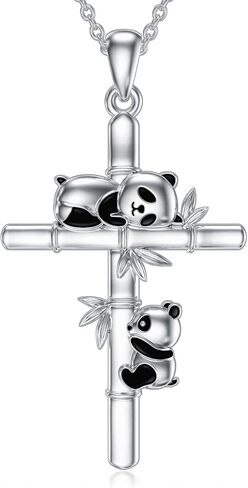 Turtle/Red Cardinal/Dove/Coconut Tree Necklace for Women 925 Sterling Silver Cross Pendant Crystal Mother Daughter Necklace Jewelry Gifts in Saudi Arabia