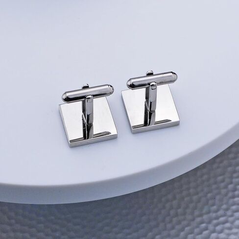 Love, Georgie Rod of Asclepius Cufflinks, Gift for Doctor, Medical School School Graduate, Medical Professional (Steel) in Kuwait